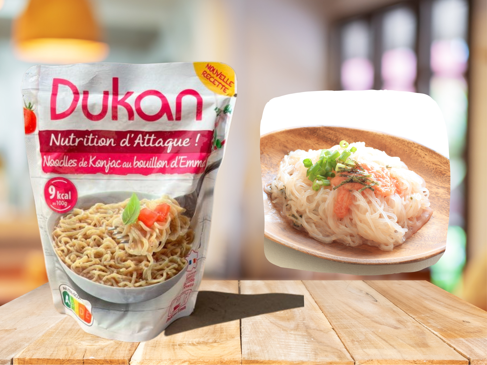 Noodles de konjac au bouillon d'emma dukan