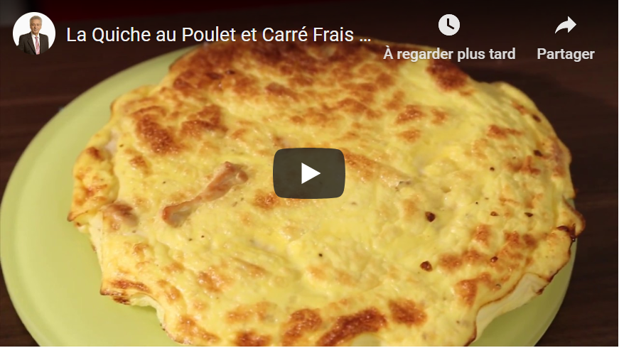 Lire la suite à propos de l’article Quiche au poulet et carré frais