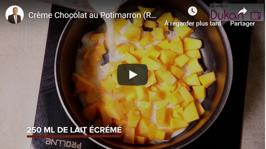 Lire la suite à propos de l’article Crème chocolat au potimarron