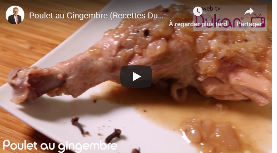 Lire la suite à propos de l’article Poulet au Gingembre (Recettes Dukan)