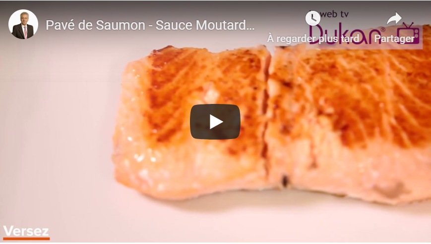 Lire la suite à propos de l’article Pavé de Saumon – Sauce Moutarde (Recettes Dukan)