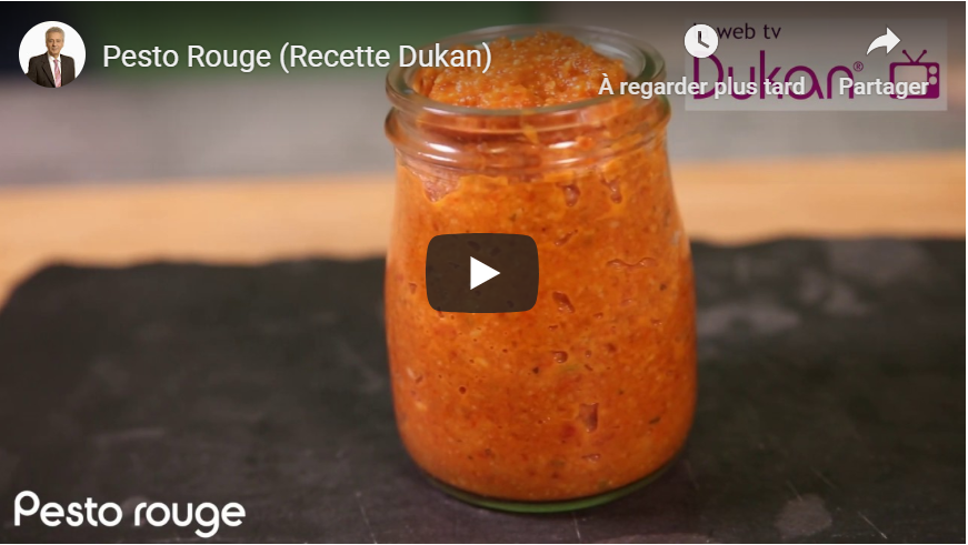 Lire la suite à propos de l’article Pesto Rouge (Recette Dukan)