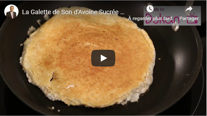 Read more about the article La Galette de Son d’Avoine Sucrée (Recette Dukan)