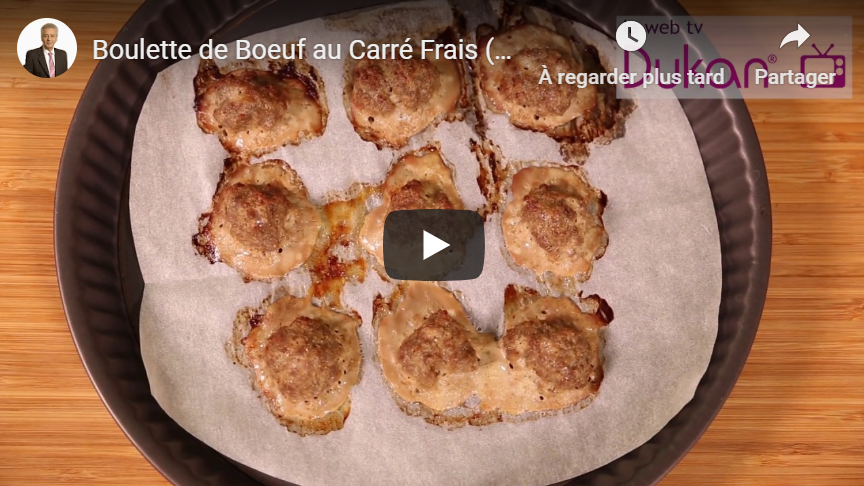 Lire la suite à propos de l’article Boulette de Boeuf au Carré Frais (Recettes Dukan)