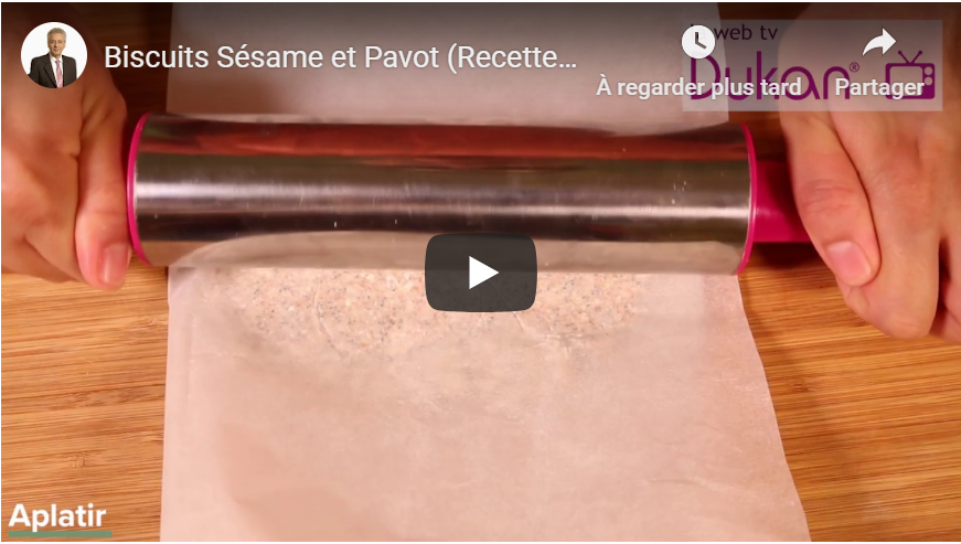 Lire la suite à propos de l’article Biscuits Sésame et Pavot (Recette Dukan)