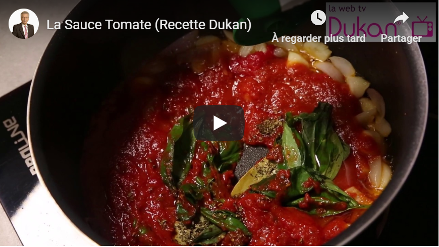 Lire la suite à propos de l’article La Sauce Tomate (Recette Dukan)