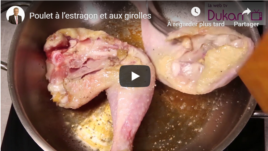 Lire la suite à propos de l’article Poulet à l’estragon et aux girolles