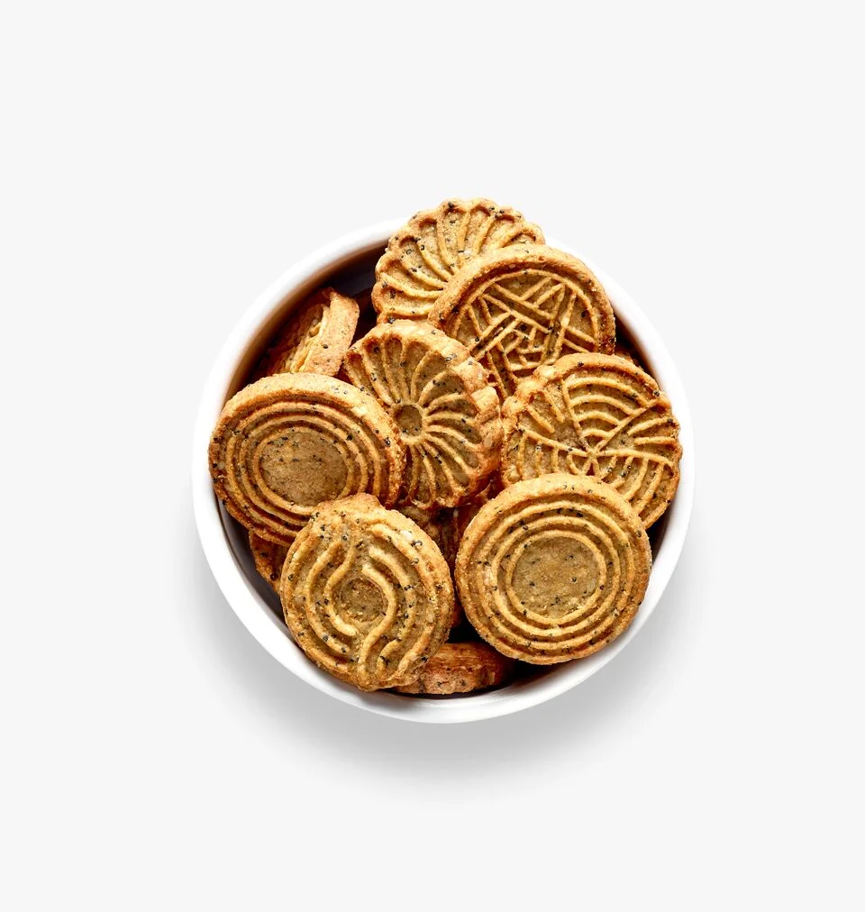 Lot de 4 Crackers au parmesan et graines