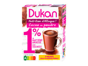 Cacao en poudre 1% de MG et 1% de sucres