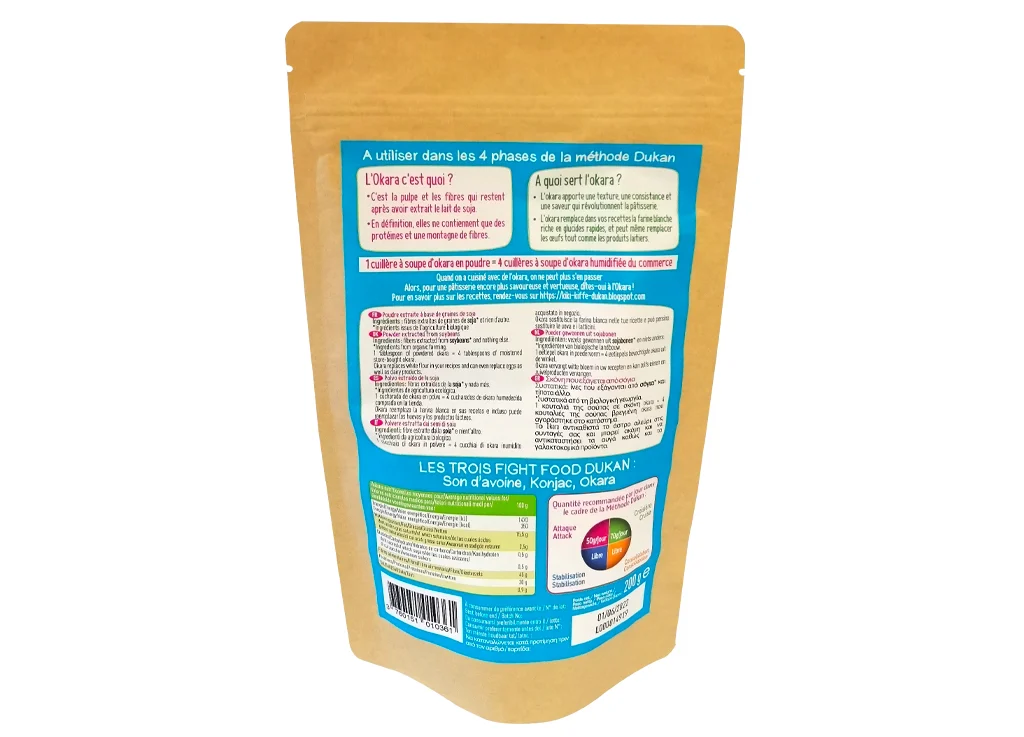 Poudre OKARA MON AMOUR DUKAN 200g