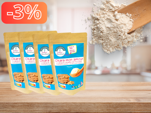 Lotto di 4 OKARA MON AMOUR DUKAN in polvere