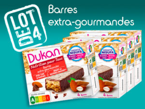 Lot de 4 barres extra-gourmande