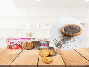 Chocolate and Chia seed cookies<BR><B>price reduced -8%</B>