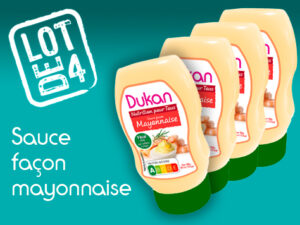 Lot de 4 sauce façon mayonnaise