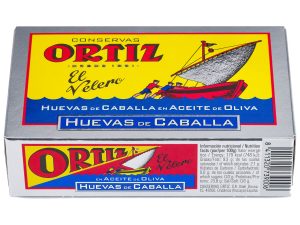 Les Œufs de Maquereau (poissons) à l’huile d’olive 110g – ORTIZ