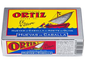 Uova di sgombro in olio d’oliva 110g – ORTIZ