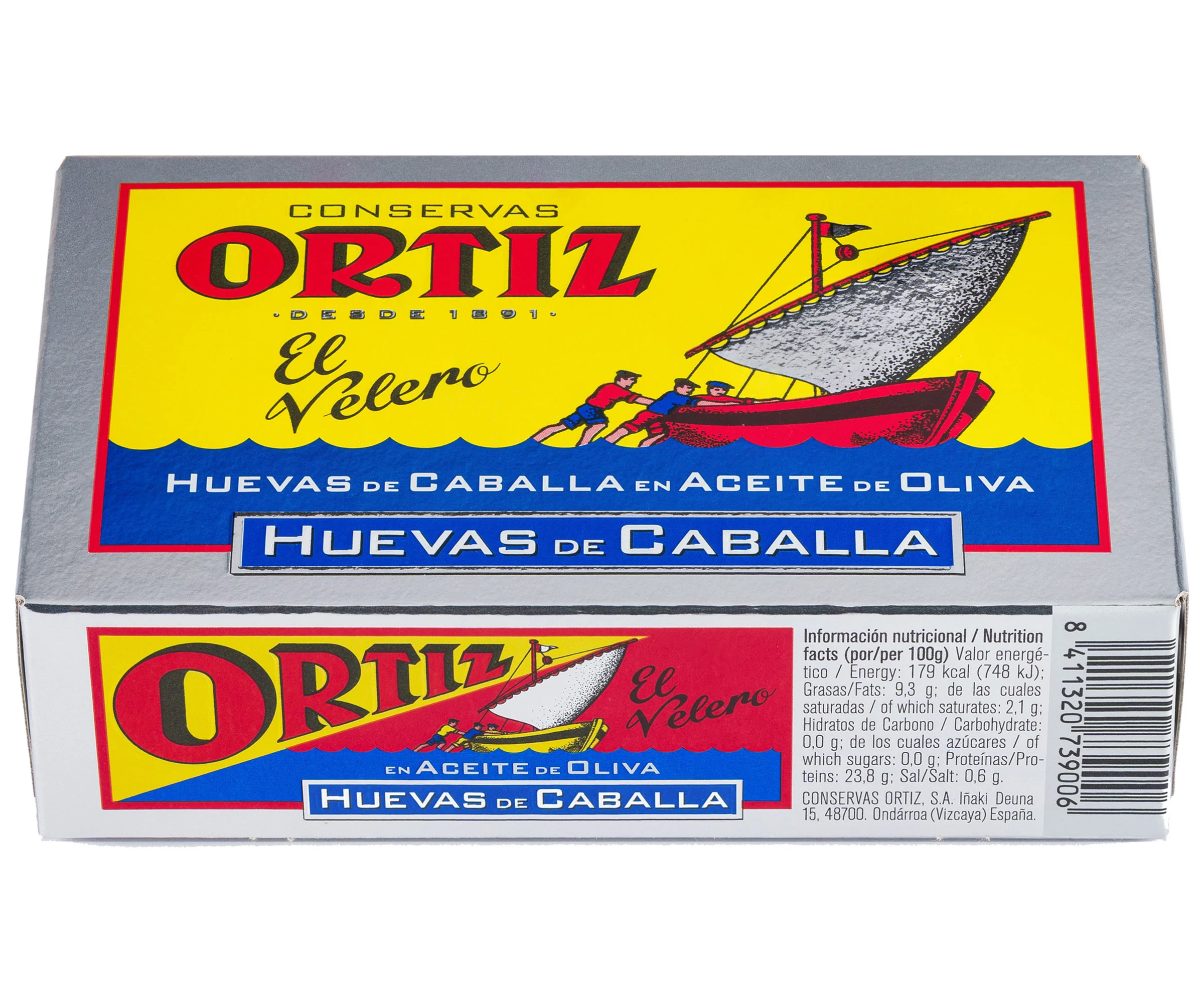 Les Œufs de Maquereau (poissons) à l’huile d’olive 110g – ORTIZ