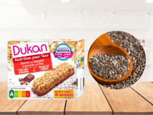 Chocolate and Chia Seed Bars (4 x 28g each <BR><B>Price reduced -4%</B>