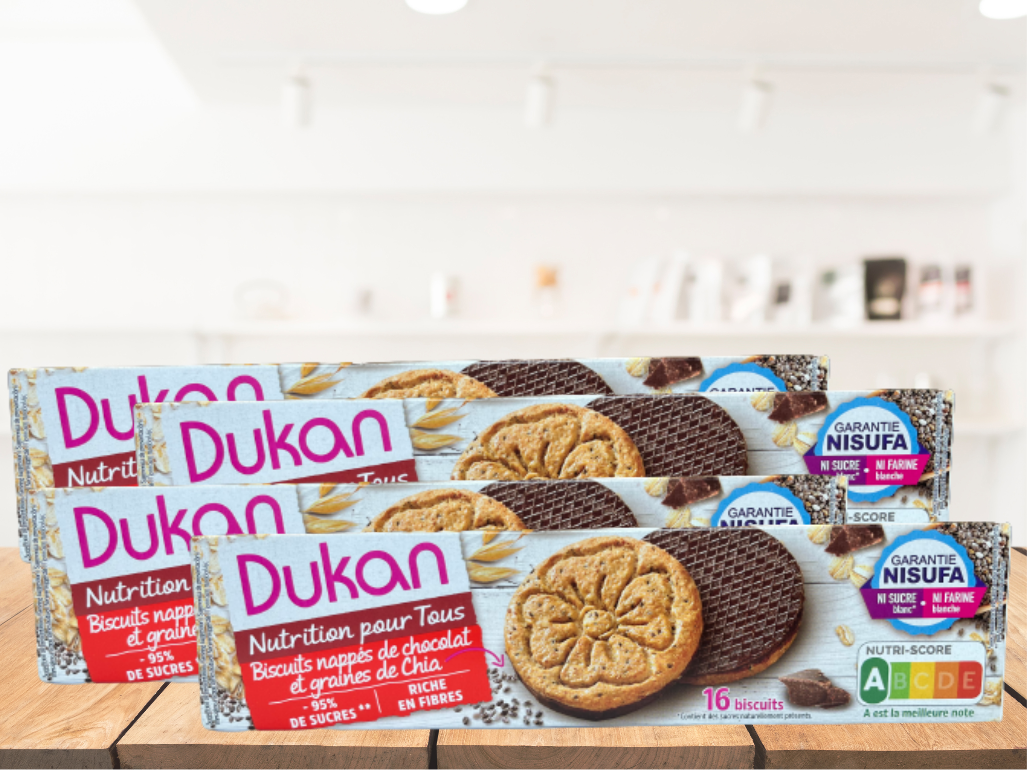 Dukan® Biscuits Pépites de Chocolat 18 pc(s) - Redcare Pharmacie