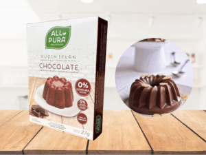 Flan au chocolat pudding 2 sachets - All Pura 27G <BR><B>Prix en baisse -12%</B>