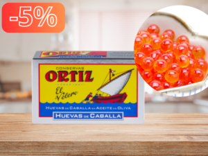 Les Œufs de Maquereau (poissons) à l’huile d’olive 110g – ORTIZ