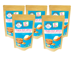 Lot de 5 poudre farine OKARA Mon Amour DUKAN 200gr