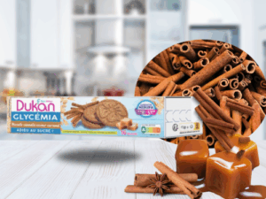 Glycemic Cinnamon and Caramel Biscuits 132G - 4x4 biscuits - NEW RECIPE - NEW FORMAT