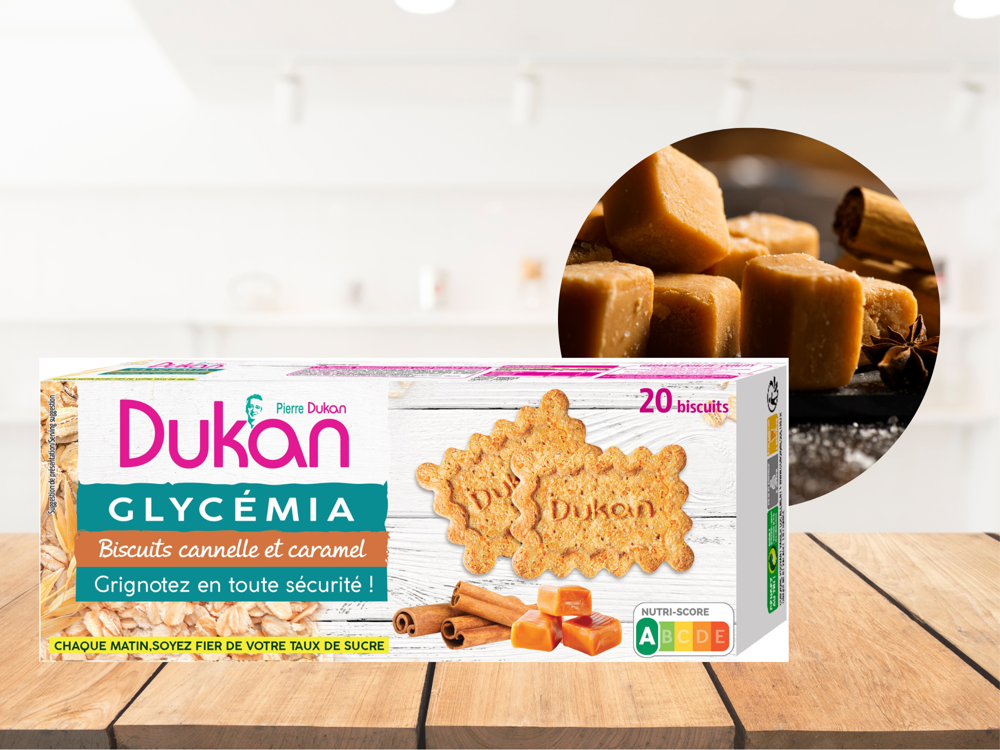 Dukan - Gluco-D Chocolate 15 Biscuits