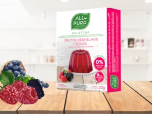 Gélatine de fruits rouges zéro 2X15G - ALL PURA<BR><B>Prix en baisse -2%</B>