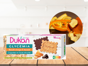 Biscuits glycémia orange et chocolat