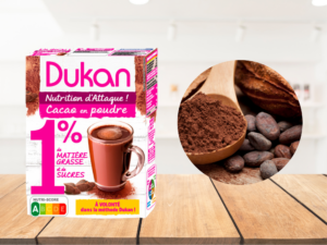Cacao in polvere Dukan 1% di grassi e di zuccheri