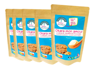 Lot de 5 poudre farine OKARA Mon Amour DUKAN 200gr