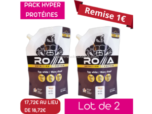 Pack hyper protéines – Lot de 2 ROA Blanc d’œuf liquide nature 1 kg