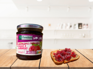 Preparazione a base di frutta low carb lampone-fragola 210g