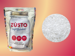 Zusto substitut de sucre 1:1 adapté aux diabétiques contient fibres 64,7% Nutri-Score A 300G