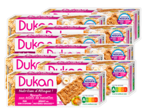 Lot de 8 antigaspi biscuits aux éclats de noisettes 225g DDM 04 Fév 2023