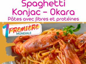 Lot de 6 SPAGHETTI KONJAC – OKARA – Offert : un livret de recettes spaghetti konjac-okara sur votre boîte mail