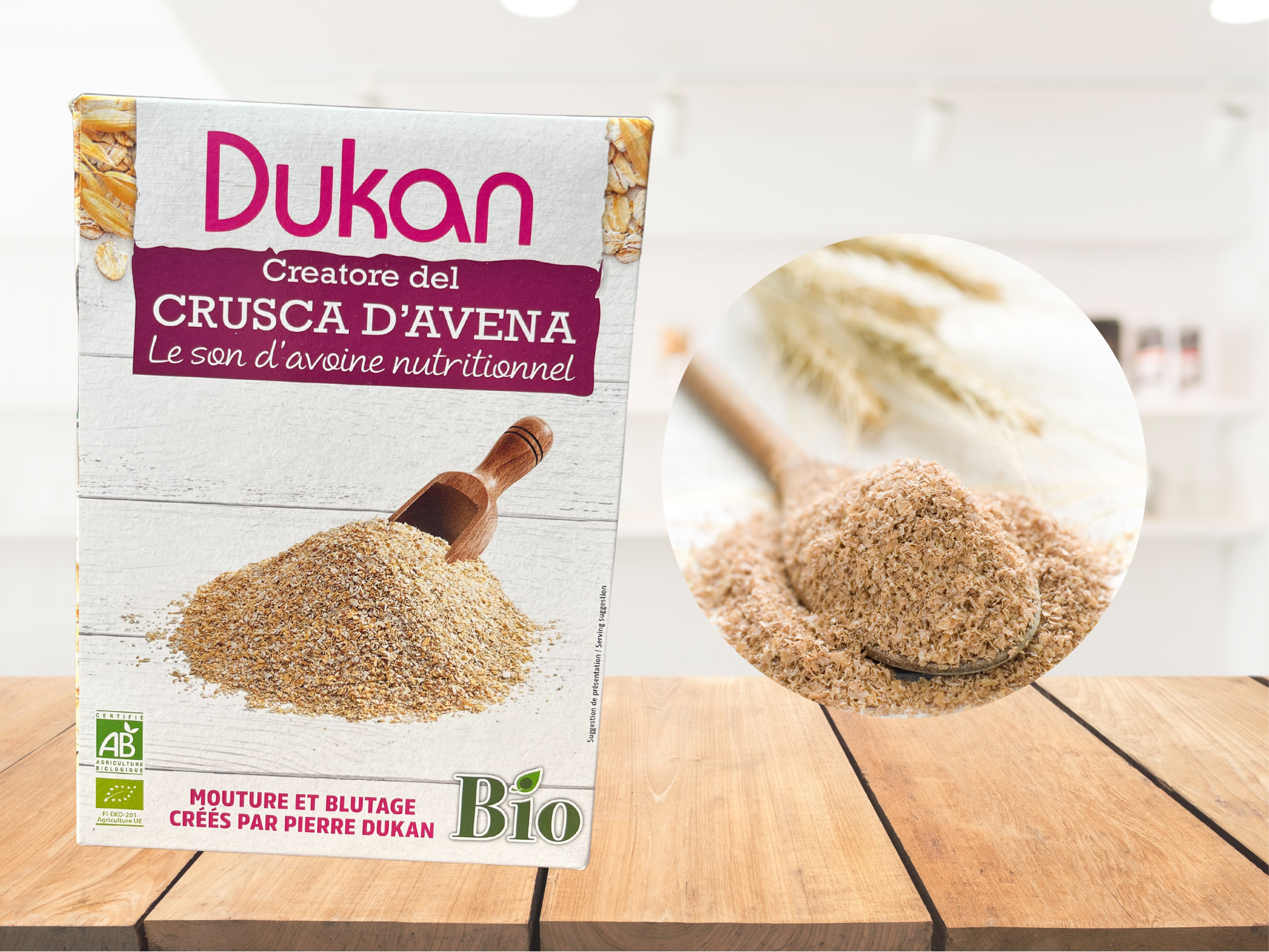 Crusca d'avena biologica 500g