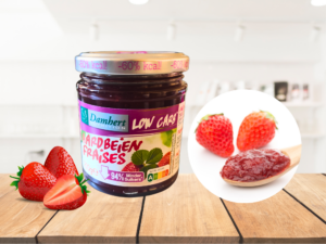 Low carb préparation à base de fruit fraises 210g