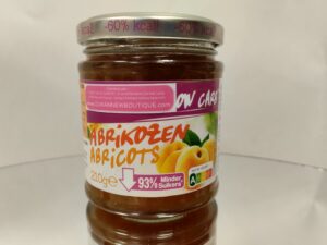 LOT DE 4 LOW CARB PRÉPARATION À BASE DE FRUIT ABRICOT