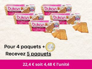 4 Biscuits aux éclats de noisettes 225g + 1€ = 5 Reçus
