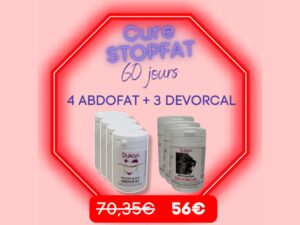 STOPFAT 4 ABDOFAT+3 DEVORCAL = 60-day treatment