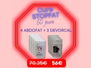 STOPFAT 4 ABDOFAT+3 DEVORCAL = 60 jours de cure