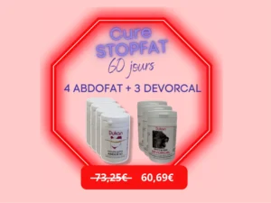 STOPFAT 4 ABDOFAT+3 DEVORCAL = 60-day treatment