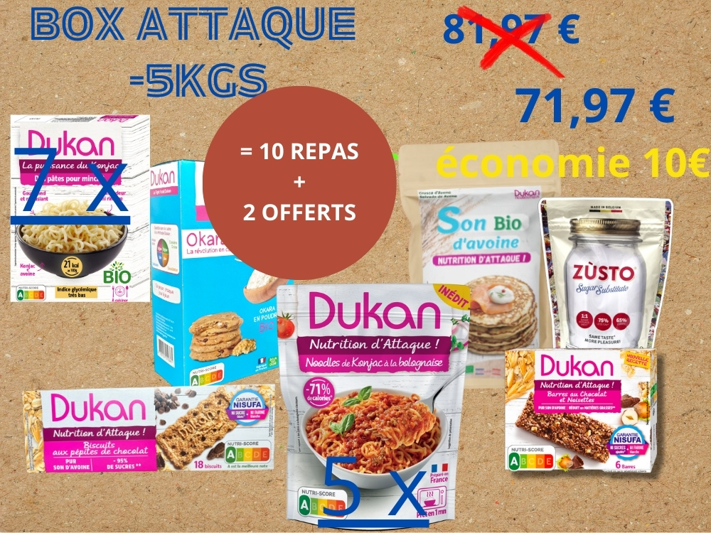 BOX ATTAQUE OBJECTIF -5 kg