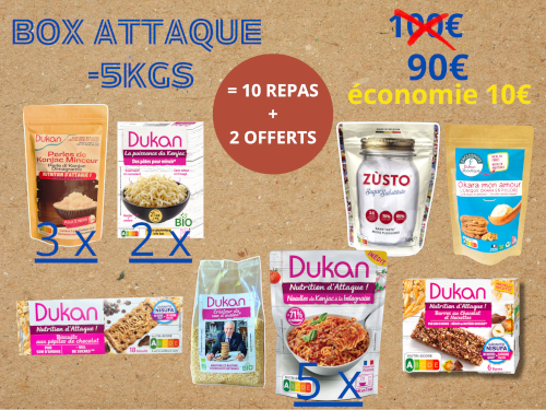 BOX ATTAQUE OBJECTIF -5 kg