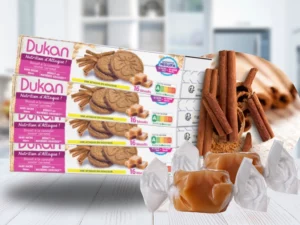 Lot de 4 Biscuits saveur caramel cannelle 132G NOUVELLE RECETTE - NOUVEAU FORMAT