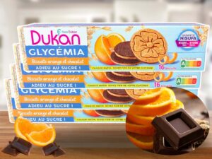LOTTO DI 4 Biscotti Glycémia arancia e cioccolato 160g - 4x4 biscotti - NUOVA RICETTA - NUOVO FORMATO