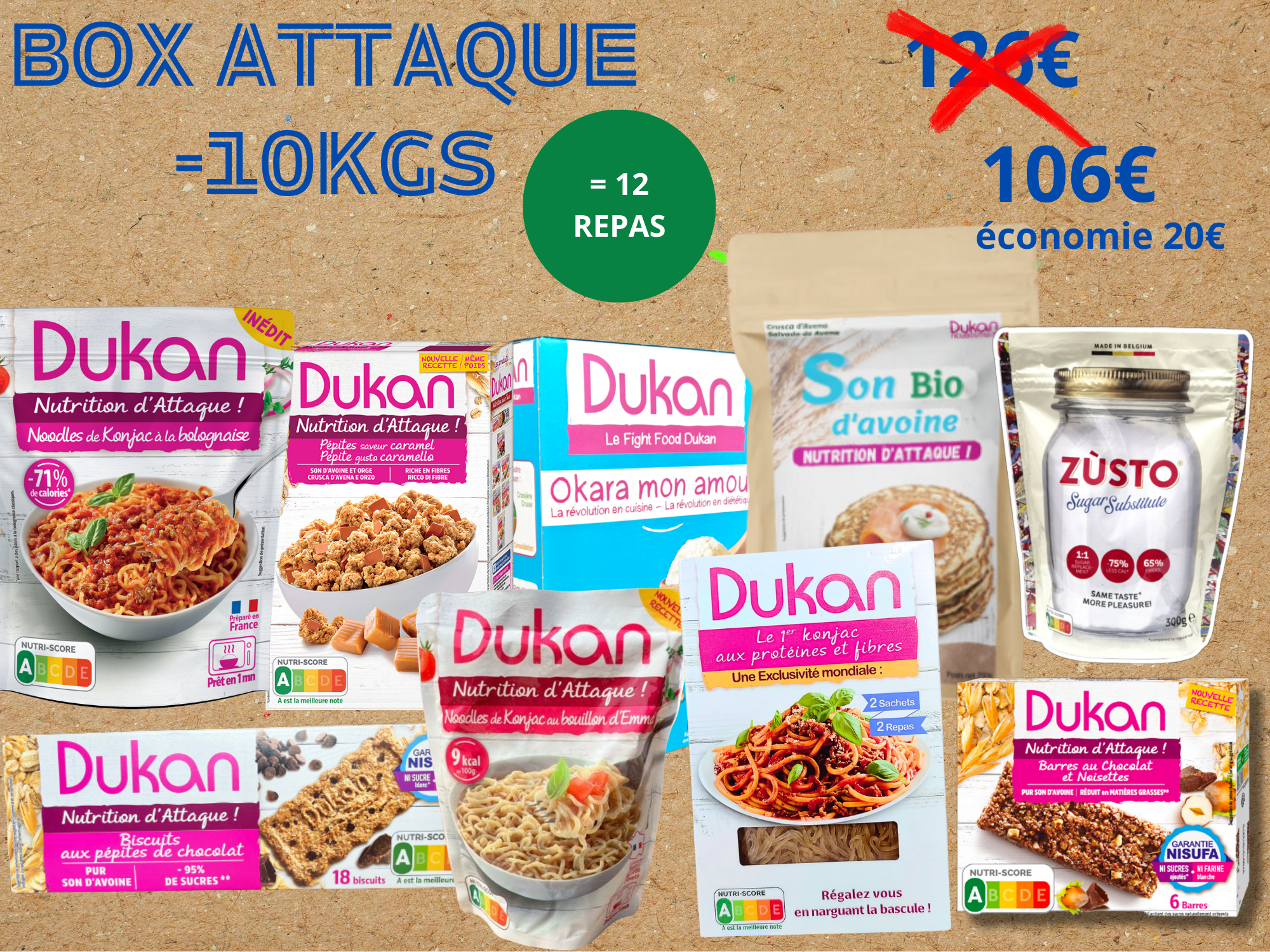 BOX ATTAQUE OBJECTIF -10 kg
