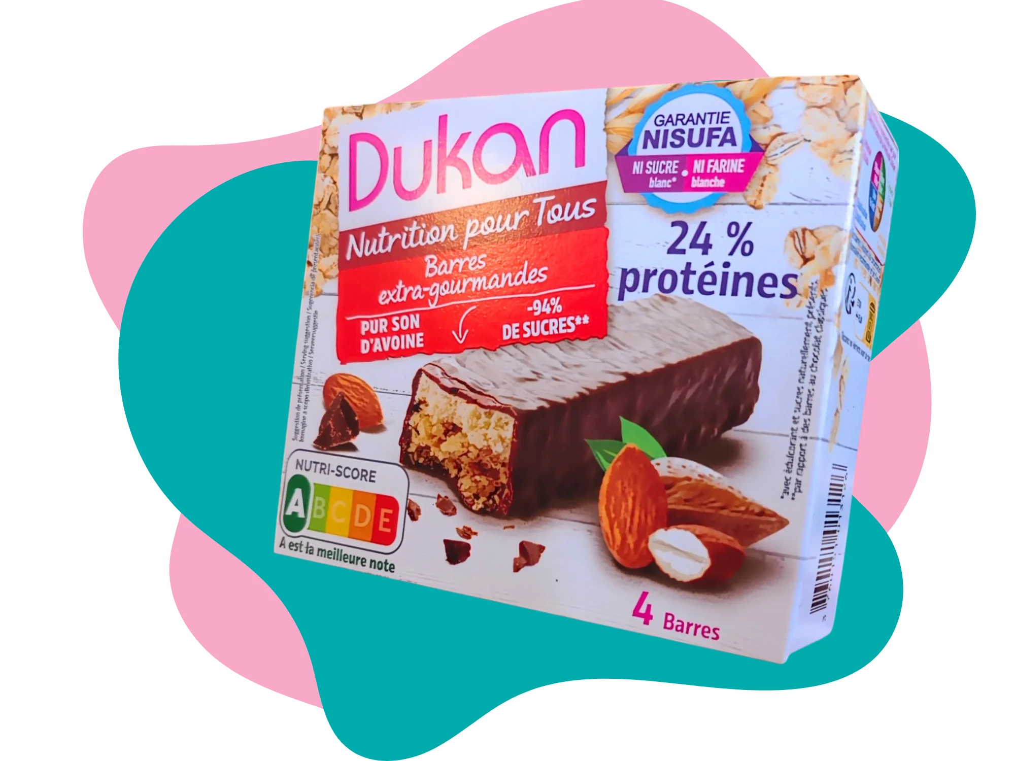 Barres extra-gourmande (4x30g l&rsquo;unité)